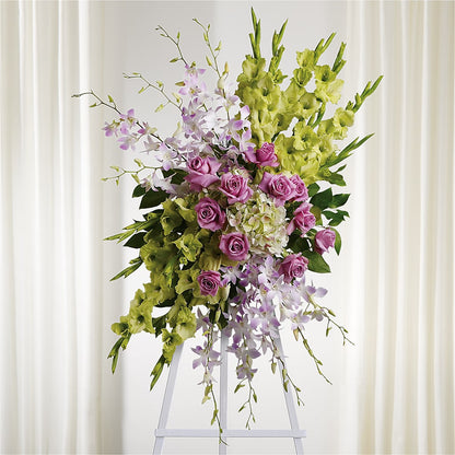 Lasting Legacy Standing Spray – MARE'S FLOWER SHOP, Las Vegas NV