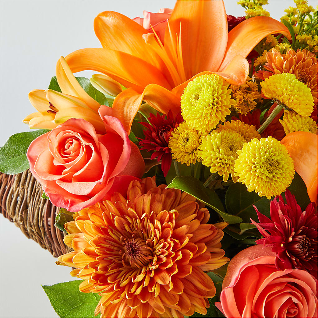 Bouquet of Blessings Cornucopia – MARE'S FLOWER SHOP, Las Vegas NV