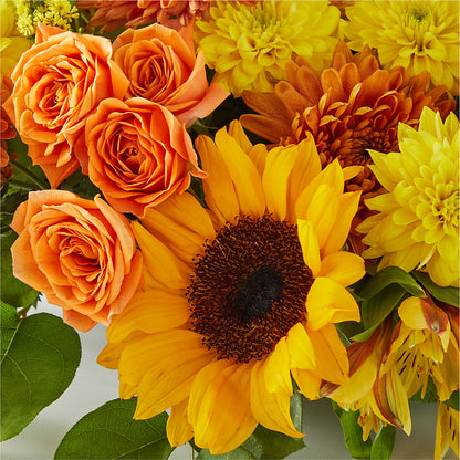 Autumn Harmony Centerpiece – MARE'S FLOWER SHOP, Las Vegas NV
