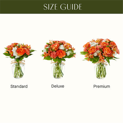Apricot Glow Bouquet – MARE'S FLOWER SHOP, Las Vegas NV