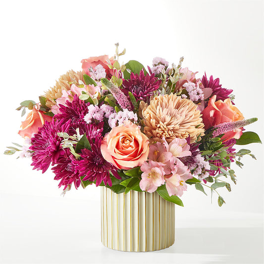 Berry Cobbler Bouquet with Ivory Vase – MARE'S FLOWER SHOP, Las Vegas NV