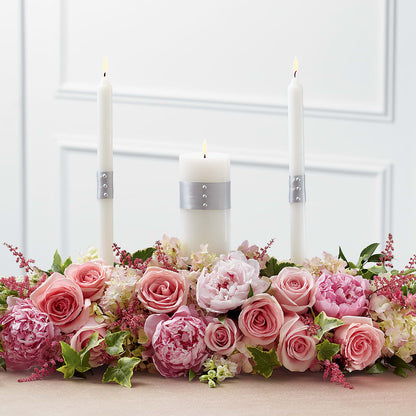 Worldwide Romance Unity Candle Arrangement – MARE'S FLOWER SHOP, Las Vegas NV