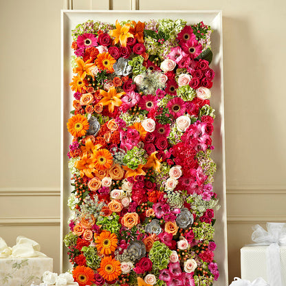 Fresh Picked Floral Wall – MARE'S FLOWER SHOP, Las Vegas NV